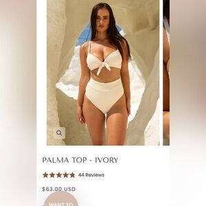 Somerfield Swim Palma Cream Textured Bikini